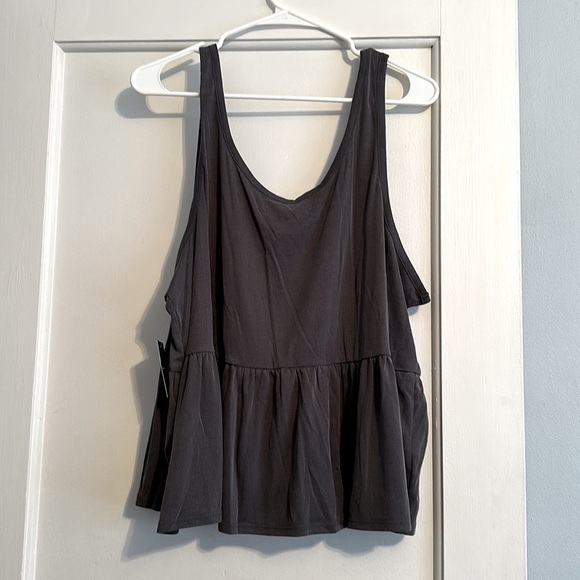 NWT Lucky Brand Sandwash Rib Henley Tank 🩶 - Picture 5 of 5